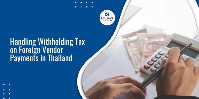 a person is calculating a tax money