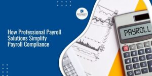 calculator with payroll text